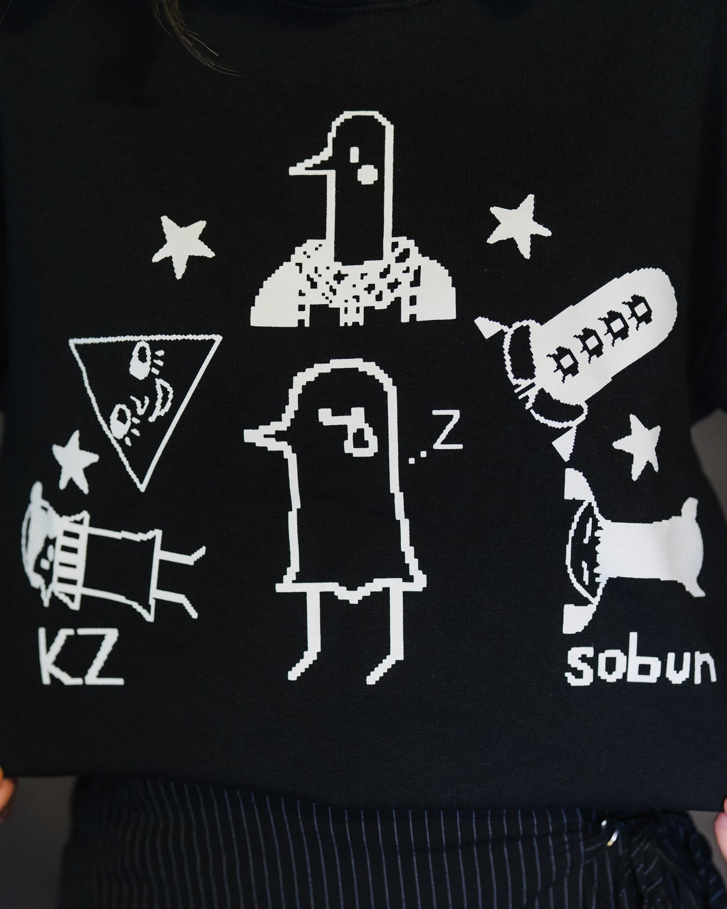 Punpun black crewneck PRE-ORDER
