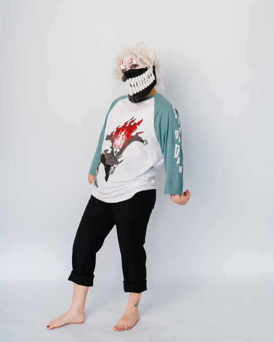 Okarun Baseball tee TEAL