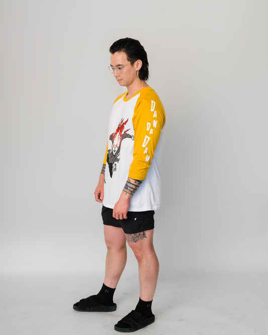 Okarun Baseball tee YELLOW