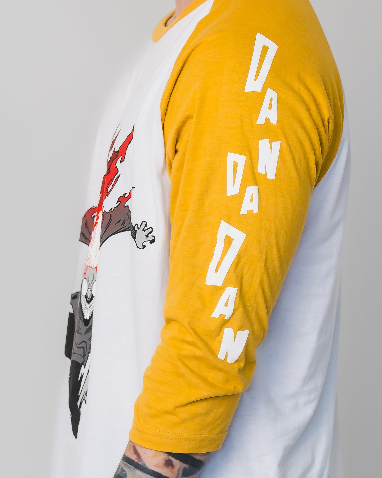 Okarun Baseball tee YELLOW