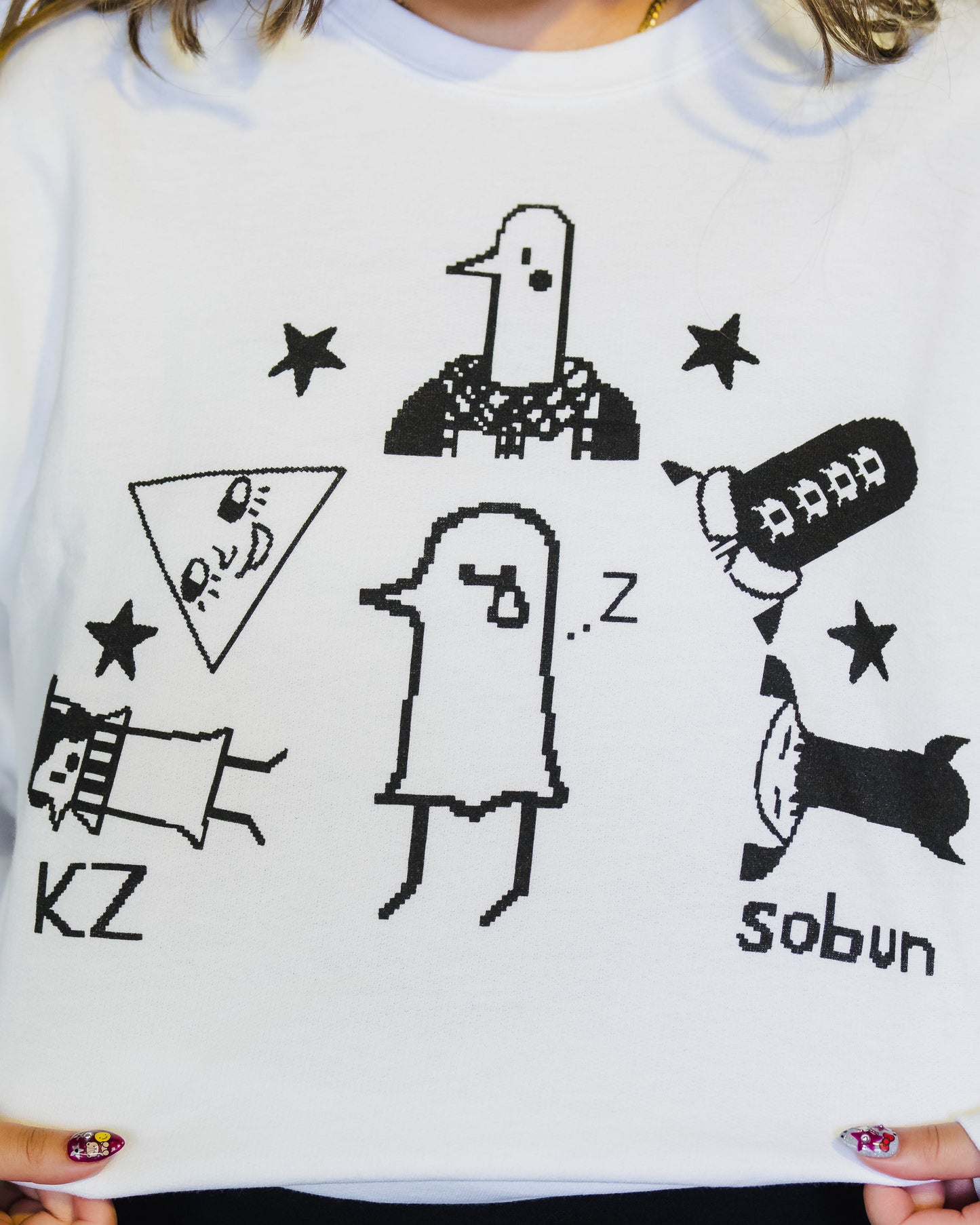 Punpun white crewneck  PRE-ORDER