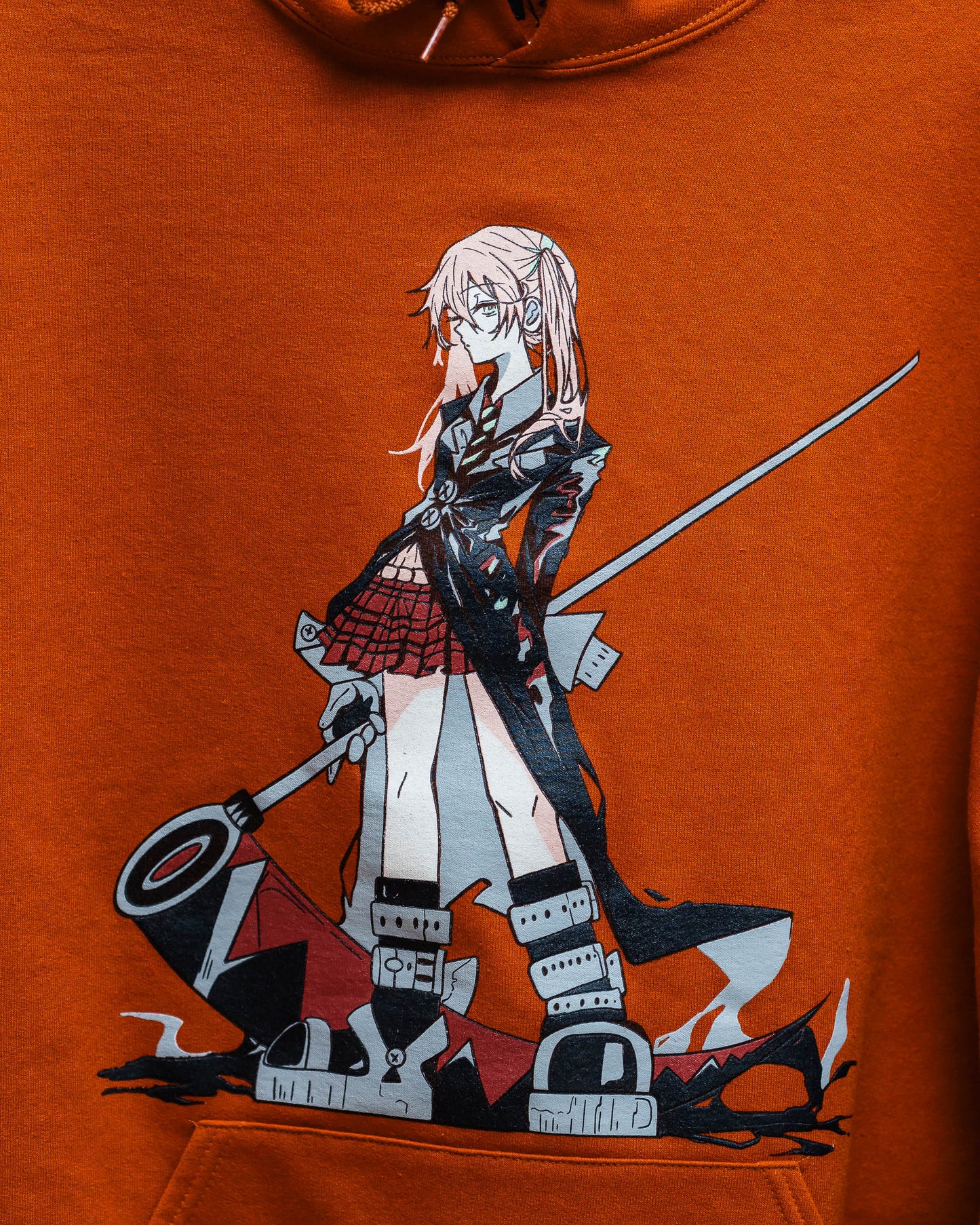Soul Eater Maka Hoodie (Rust orange)